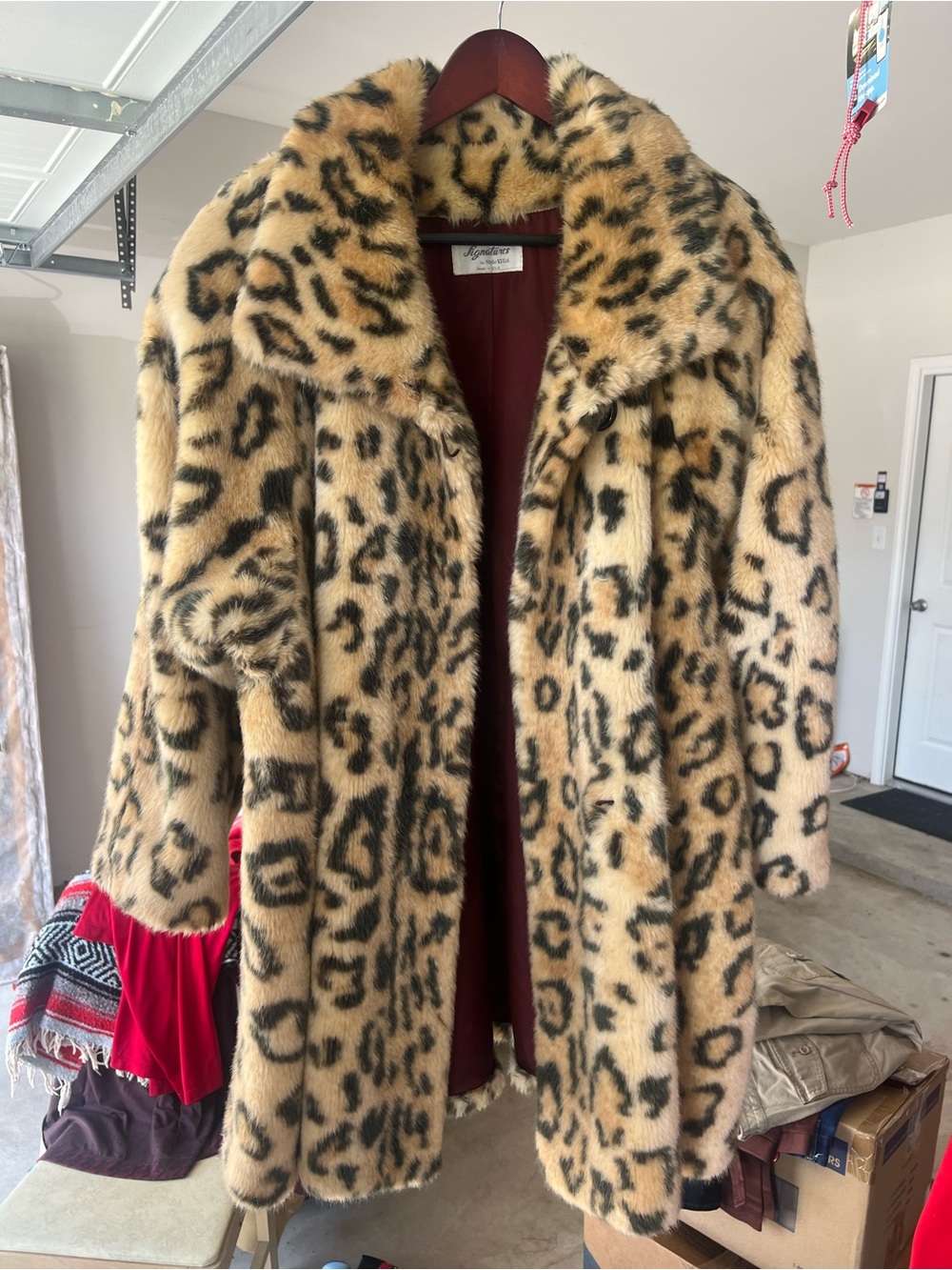 Signatures Style VI LTD Faux Print Swing Coat